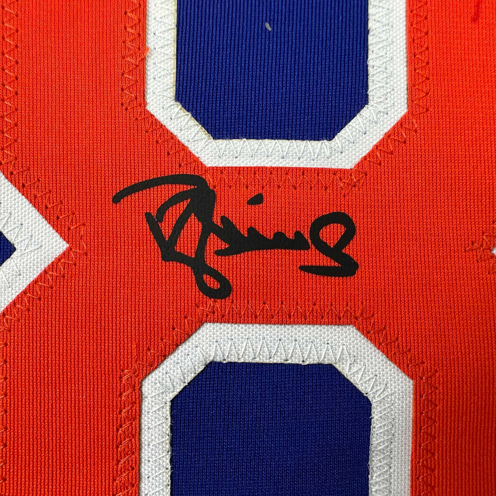 Facsimile Autographed Darryl Strawberry New York Blue Reprint Laser Auto Baseball Jersey Size Men's XL (ONLINE ORDER ONLY)