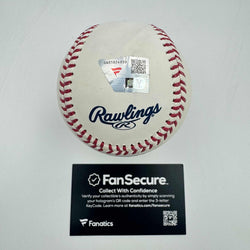 Autographed/Signed Jack Flaherty Rawlings Official Major League Baseball ROML Fanatics COA (ONLINE ORDER ONLY)