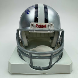 Autographed/Signed Herschel Walker Dallas Cowboys Mini Football Helmet PSA COA (ONLINE ORDER ONLY)