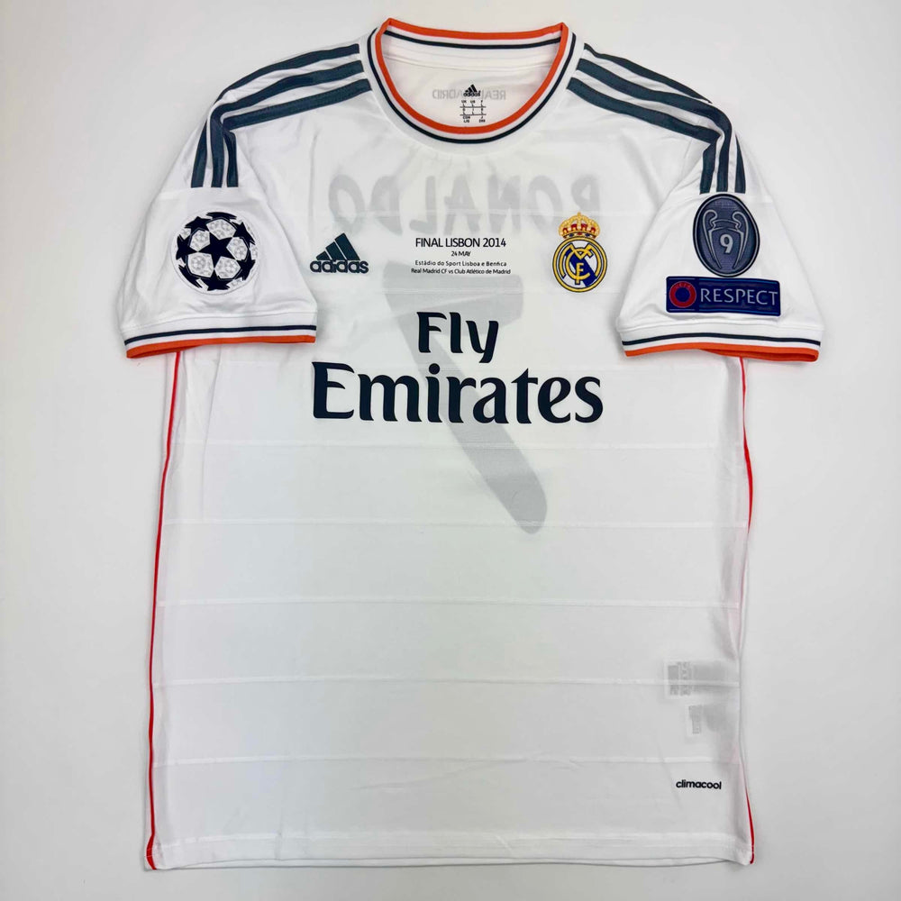 Autographed/Signed Cristiano Ronaldo Real Madrid White Soccer Jersey Beckett BAS COA (ONLINE ORDER ONLY)