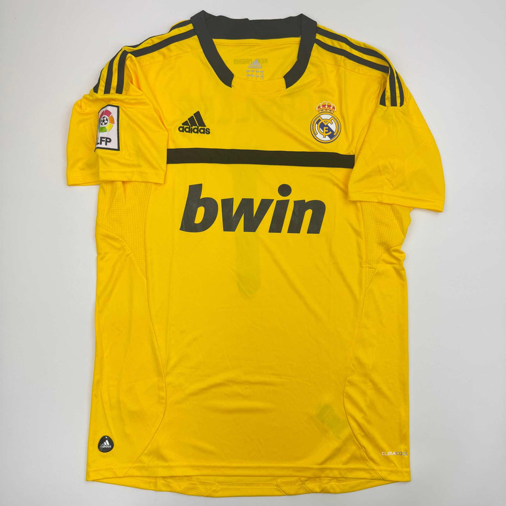 Autographed/Signed Iker Casillas Real Madrid Yellow Soccer Jersey Beckett BAS COA (ONLINE ORDER ONLY)