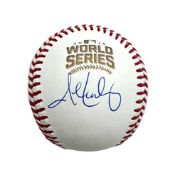 Autographed/Signed John Lackey 2016 World Series Rawlings Official Major League ROML Baseball JSA COA (ONLINE ORDER ONLY)