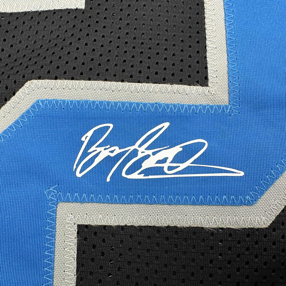 Facsimile Autographed Barry Sanders Detroit Black Reprint Laser Auto Football Jersey Size Men's XL (ONLINE ORDER ONLY)