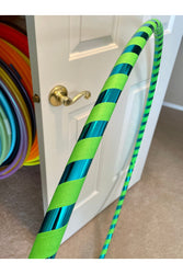 Beginner & Weighted Fitness Taped Beginner Hula Hoops | Mirror, Holographic, & Prism Deco Tapes + Gaffer Grip Tape (ONLINE ORDER ONLY)