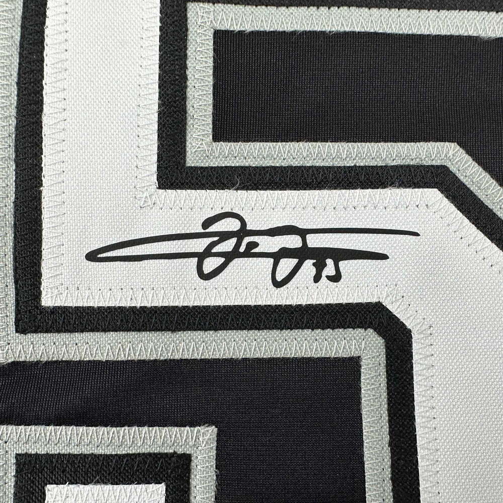 Facsimile Autographed Frank Thomas Chicago Black Reprint Laser Auto Baseball Jersey Size Men's XL (ONLINE ORDER ONLY)