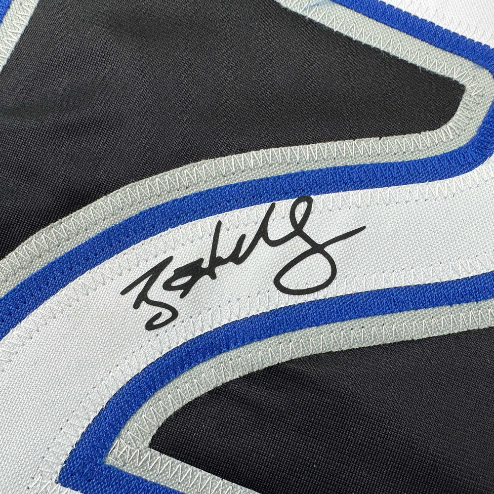Facsimile Autographed Roy Halladay Toronto Black Reprint Laser Auto Baseball Jersey Size Men's XL (ONLINE ORDER ONLY)
