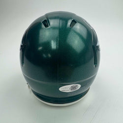 Autographed/Signed Quinyon Mitchell Philadelphia Eagles Green Mini Football Helmet JSA COA (ONLINE ORDER ONLY)