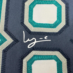 Facsimile Autographed Luis Castillo Seattle White Reprint Laser Auto Baseball Jersey Size Men's XL (ONLINE ORDER ONLY)