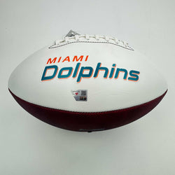 Autographed/Signed Ricky Williams Miami Dolphins Full Size F/S White Panel Logo Football Fanatics COA (ONLINE ORDER ONLY)