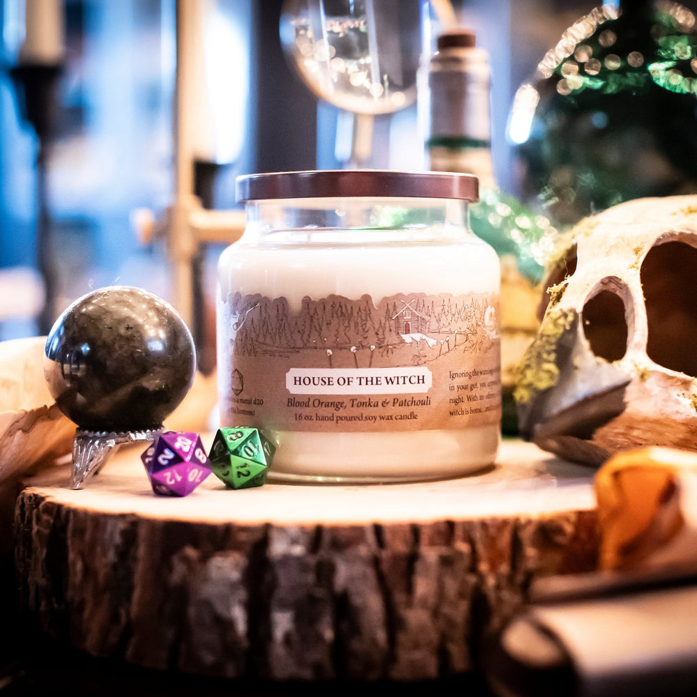 Cantrip Candles (16 oz Glass Candle) (ONLINE ORDER ONLY)