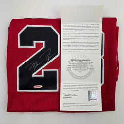 Autographed/Signed Michael Jordan Chicago Red Basketball Jersey Upper Deck UDA COA (ONLINE ORDER ONLY)