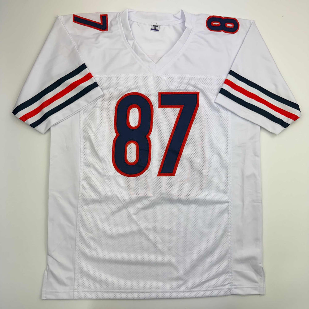 Autographed/Signed Luther Burden Chicago White Football Jersey Beckett BAS COA (ONLINE ORDER ONLY)