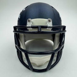 Autographed/Signed Bo Nix Denver Broncos Football Mini Helmet Fanatics COA (ONLINE ORDER ONLY)