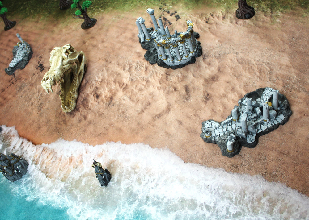 Coastal Shore - Neoprene Battle Mat with Bag (Online Order Only)