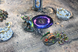 Blasted Battlefield | Neoprene Battle Mat with Bag | Baron of Dice (ONLINE ORDER ONLY)