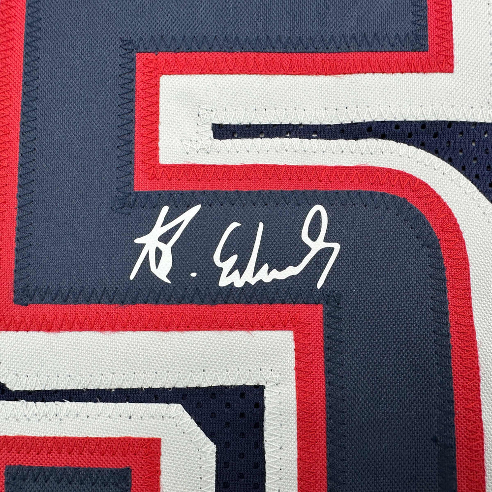 Facsimile Autographed Anthony Edwards 2024 United States Team USA Blue Reprint Laser Auto Basketball Jersey Size Men's XL (ONLINE ORDER ONLY)