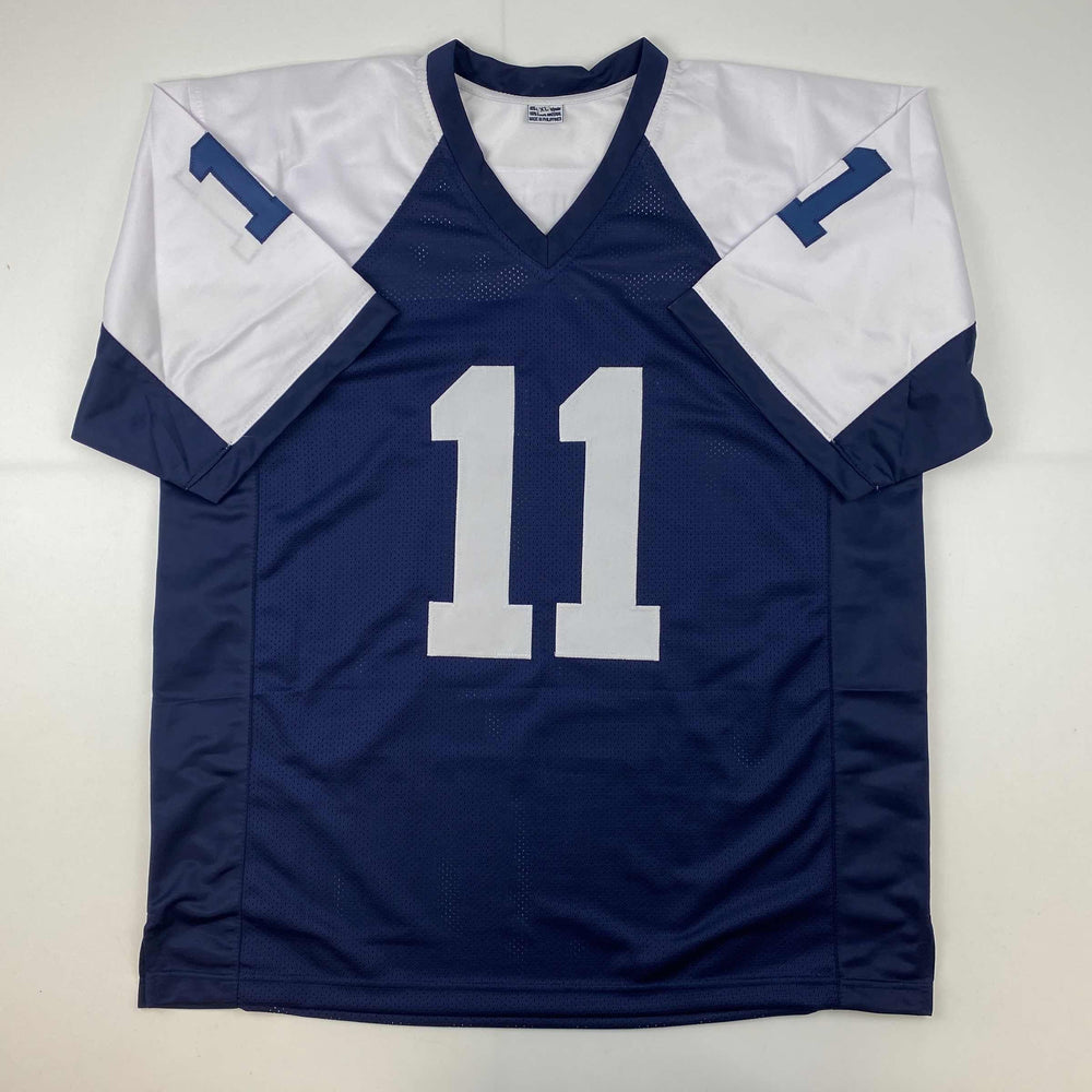 Facsimile Autographed Micah Parsons Dallas Thanksgiving Day Reprint Laser Auto Football Jersey Size Men's XL (ONLINE ORDER ONLY)