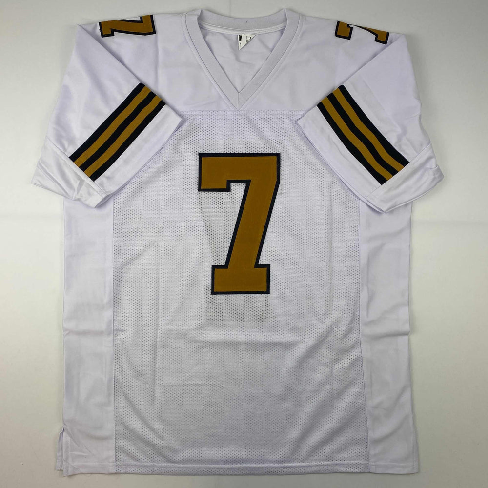 Facsimile Autographed Taysom Hill New Orleans Color Rush Reprint Laser Auto Football Jersey Size Men's XL (ONLINE ORDER ONLY)
