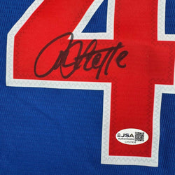 Autographed/Signed Rick Sutcliffe Chicago Blue Baseball Jersey Beckett BAS COA (ONLINE ORDER ONLY)