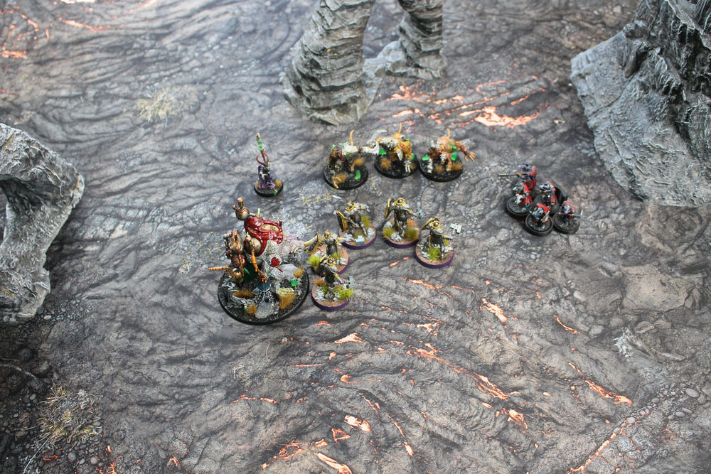 Lava Flows - Neoprene Battle Mat with Bag