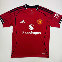 Autographed/Signed Bruno Fernandes Manchester United Red Soccer Jersey Beckett BAS COA (ONLINE ORDER ONLY)