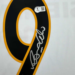 Autographed/Signed Ronaldo Nazario Real Madrid White Soccer Jersey Beckett BAS COA (ONLINE ORDER ONLY)