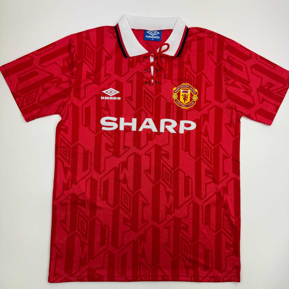 Autographed/Signed Ryan Giggs Manchester United Red Soccer Jersey Beckett BAS COA (ONLINE ORDER ONLY)