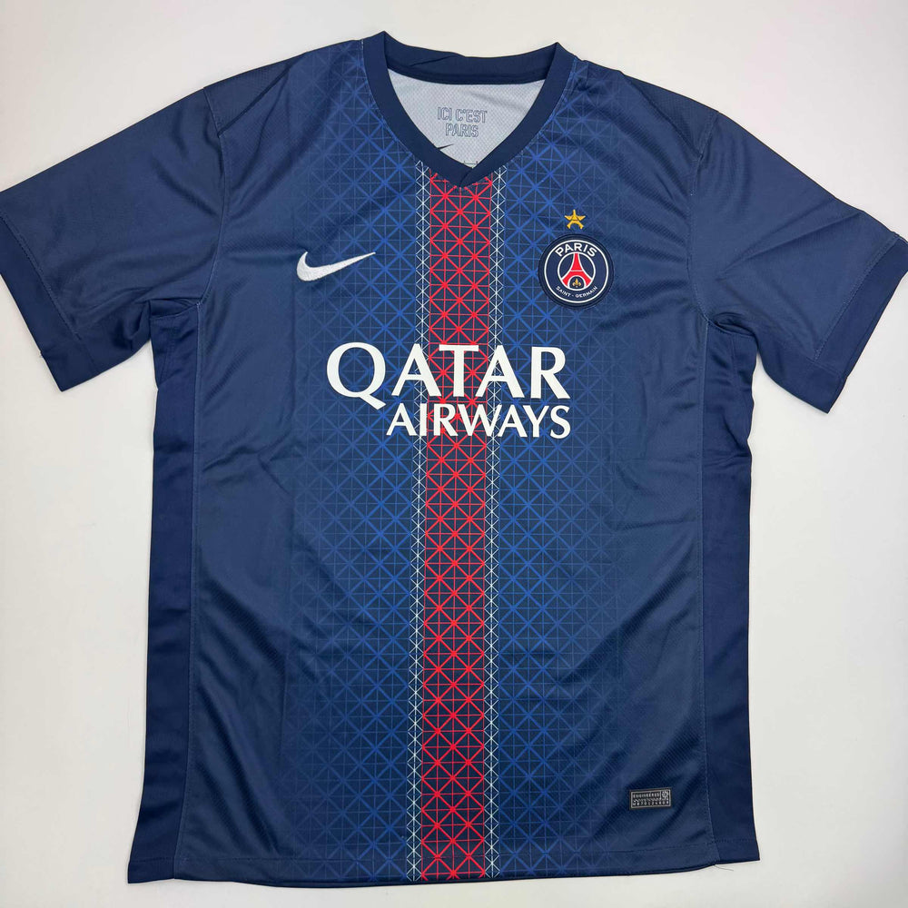 Autographed/Signed Joao Neves PSG Paris Saint Germain Blue Soccer Futbol Jersey Beckett BAS COA (ONLINE ORDER ONLY)