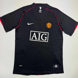 Autographed/Signed Wayne Rooney Manchester United Black 2008 Champions League Final Soccer Jersey Beckett BAS COA (ONLINE ORDER ONLY)