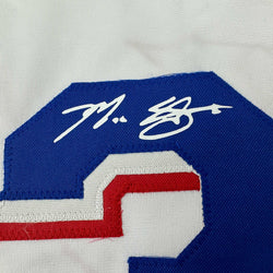 Facsimile Autographed Max Scherzer Texas White Reprint Laser Auto Baseball Jersey Size Men's XL (ONLINE ORDER ONLY)