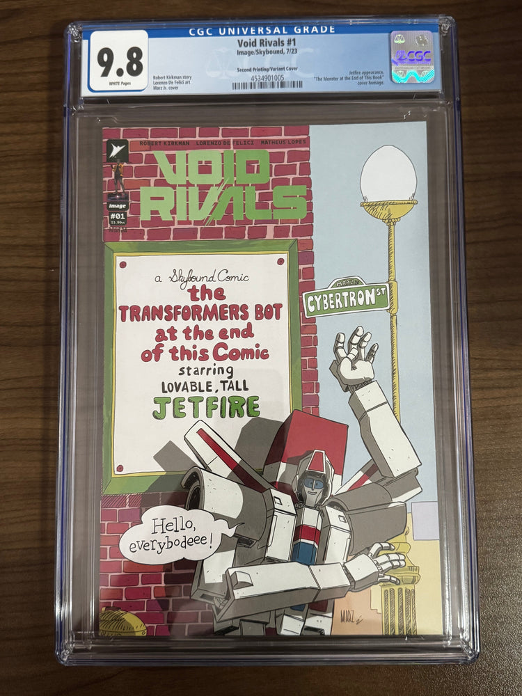 VOID RIVALS #1 2ND PTG MARZ JR. CGC 9.8 BLUE LABEL [IN STOCK] (ONLINE ORDER ONLY)