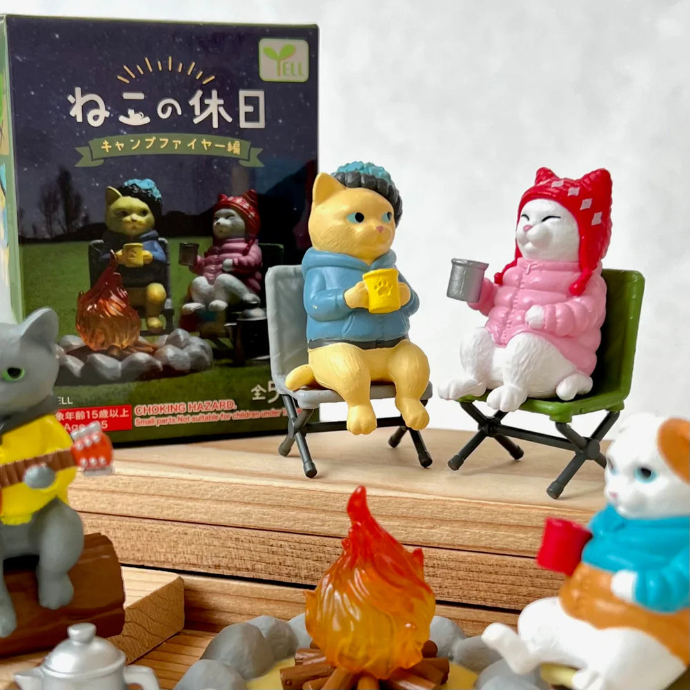 Cat's Day Off - Campfire Part - Blind Box (1 Blind Box) (ONLINE ORDER ONLY)