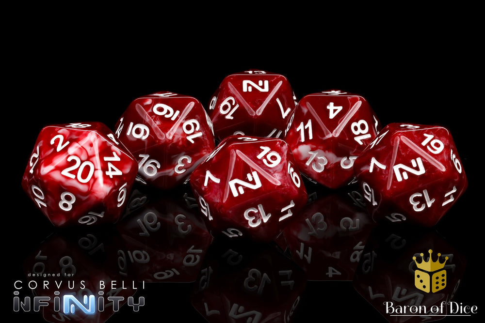 Infinity: N5 Aggression Incarnate - Official Dice Set (ONLINE ORDER ONLY)