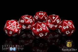Infinity: N5 Aggression Incarnate - Official Dice Set (ONLINE ORDER ONLY)