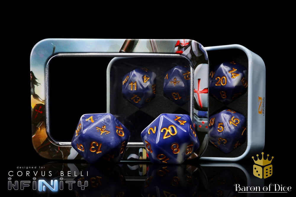 Infinity: Torchlight Brigade - Official Dice Set (ONLINE ORDER ONLY)
