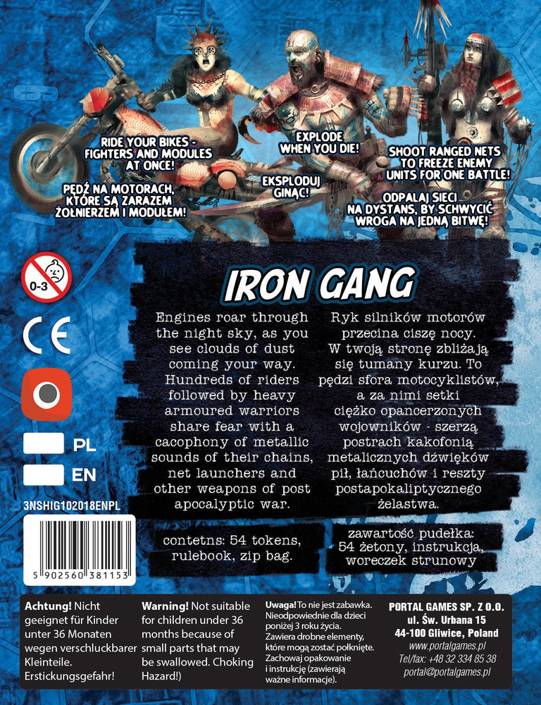 Neuroshima Hex: Iron Gang (ONLINE ORDER ONLY)