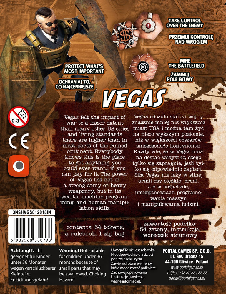 Neuroshima Hex: Vegas (ONLINE ORDER ONLY)