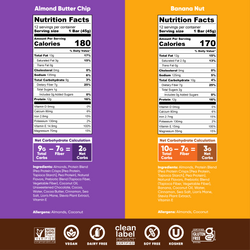 Almond Butter Chip & Banana Nut (24 Bars)