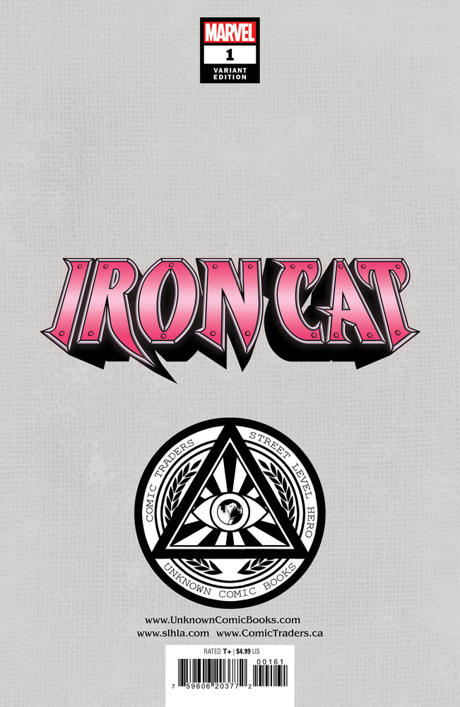 Iron Cat #1 Unknown Comics R1C0 Exclusive Virgin Var (06/29/2022) (Online Only)