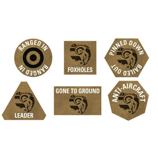 Flames of War: Italian Avanti Tokens (ONLINE ORDER ONLY)