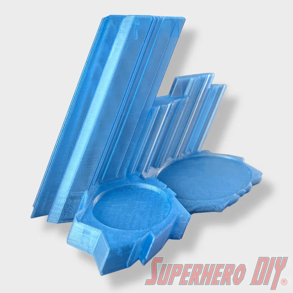 Ice Crystal Dual Display – Sized to Fit Funko Pop Superman #562 & Krypto #565 (ONLINE ORDER ONLY)