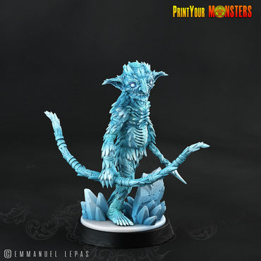 3D Printed Print your Monster Frost Shard Goblins - Ice Goblin 28mm 32mm D&D (Online Only)