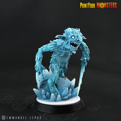3D Printed Print your Monster Frost Shard Goblins - Ice Goblin 28mm 32mm D&D (Online Only)