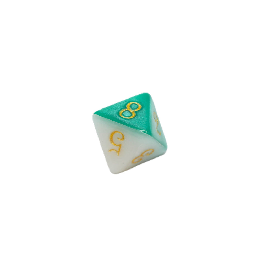 Two-Faced Iguana - 7 Piece DnD Dice Set | Acrylic RPG Gaming Dice (ONLINE ORDER ONLY)