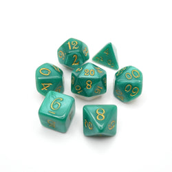 Two-Faced Iguana - 7 Piece DnD Dice Set | Acrylic RPG Gaming Dice (ONLINE ORDER ONLY)