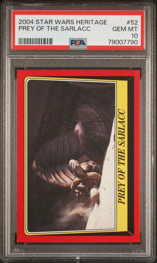 2004 STAR WARS HERITAGE PREY OF THE SARLACC  #52 - PSA 10 (Online Order Only)