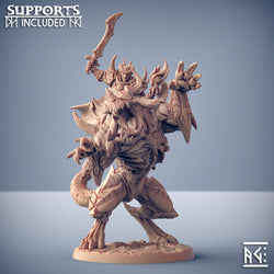 3D Printed Artisan Guild Ildamos on Rourazaak Abyss Demons Set 28mm 32mm (Online Only)
