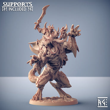 3D Printed Artisan Guild Ildamos on Rourazaak Abyss Demons Set 28mm 32mm (Online Only)