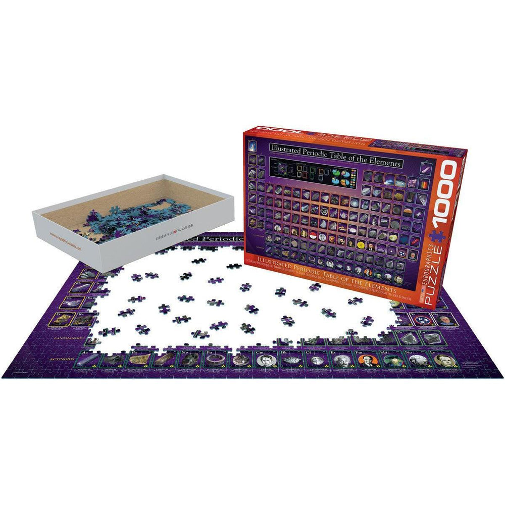 Illustrated Periodic Table of the Elements 1000 Piece Jigsaw Puzzle Eurographics (ONLINE ORDER ONLY)
