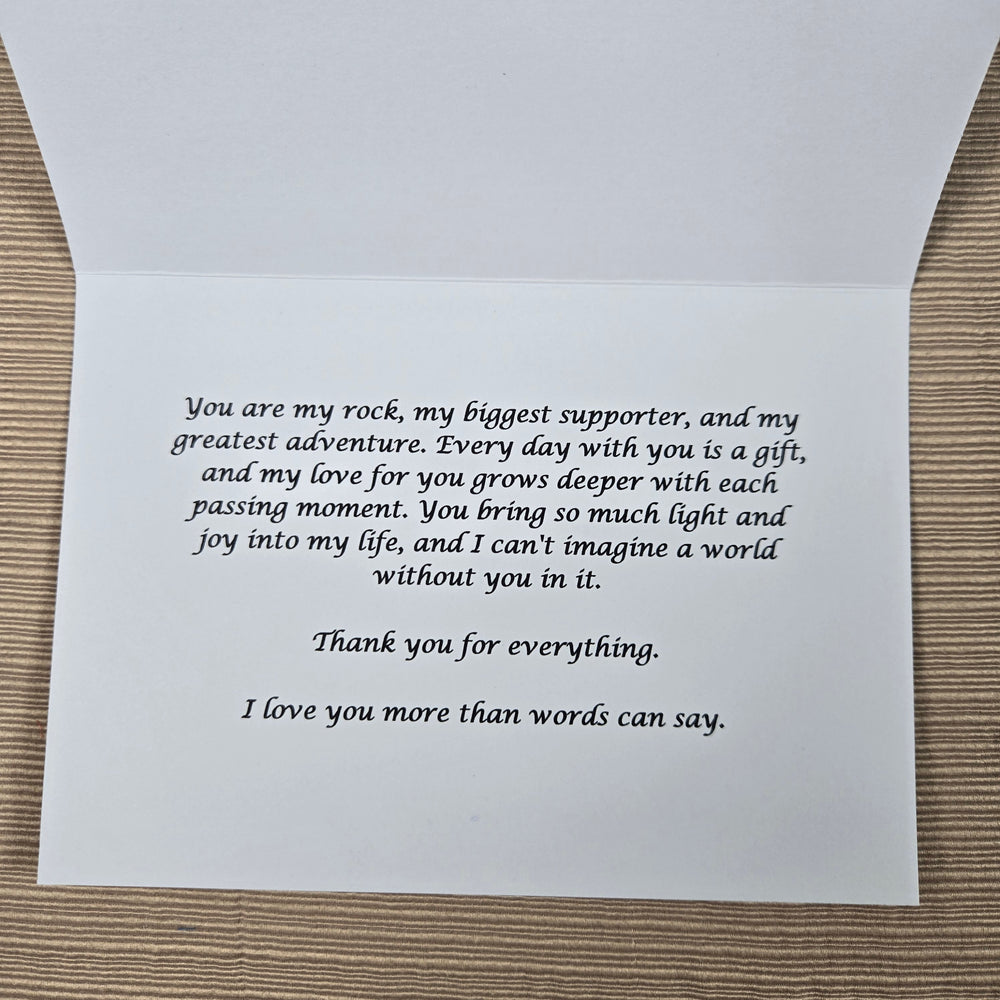 Beautiful I Love You Card (ONLINE ORDER ONLY)